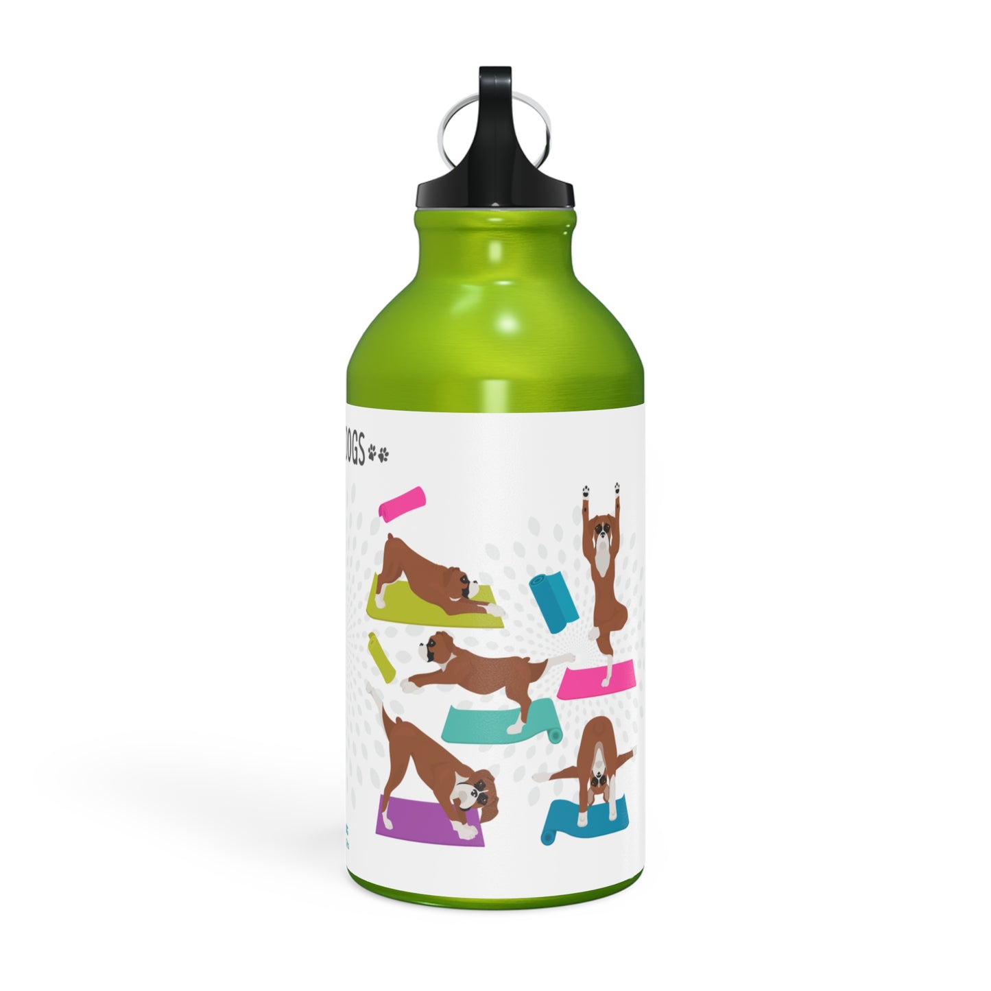 Yoga Dogs Sport Bottle - Boxer Dog