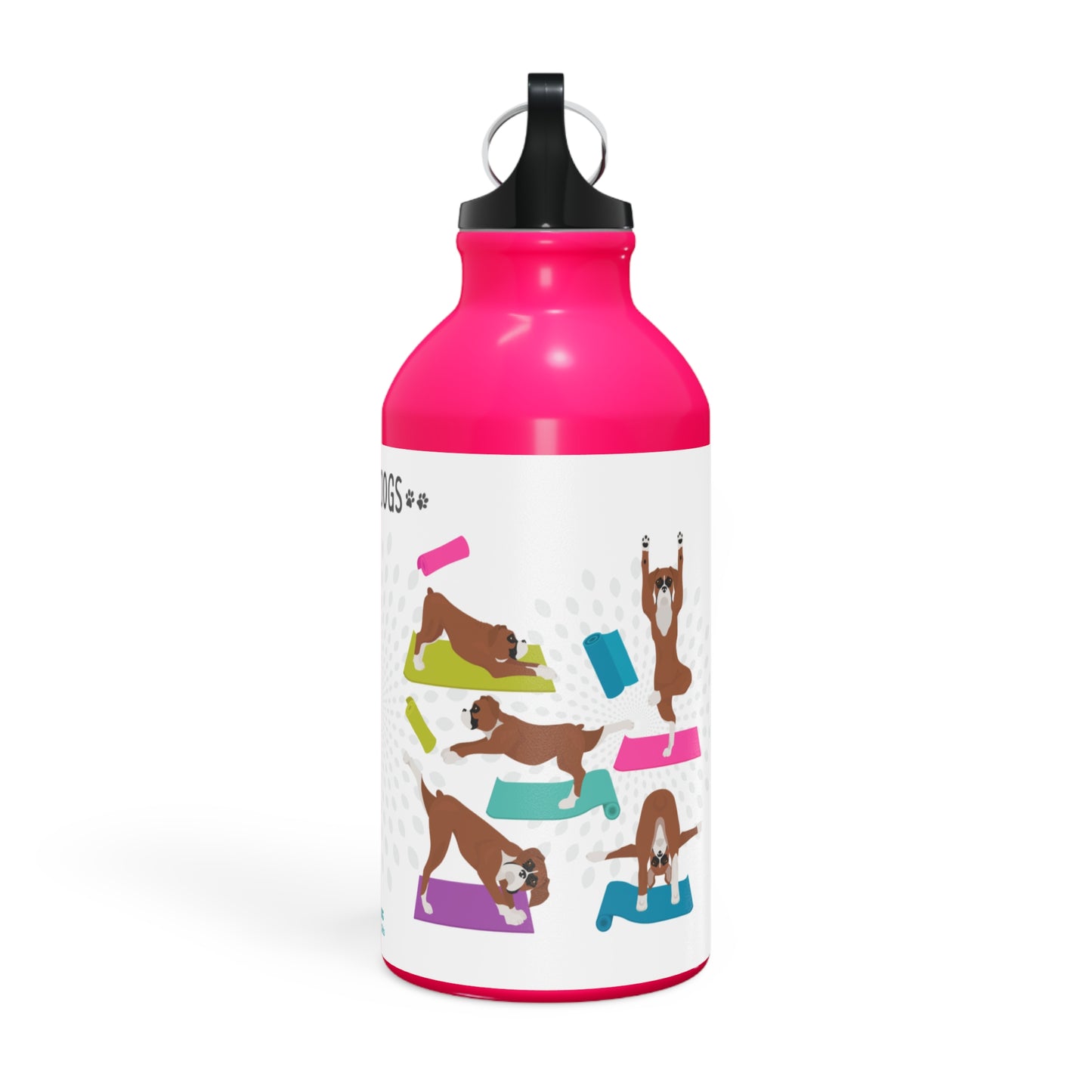 Yoga Dogs Sport Bottle - Boxer Dog