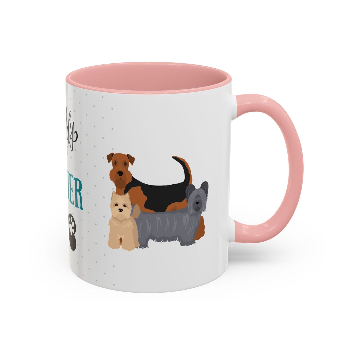 World's Best Terrier Dad Coffee Mug - Cute Dog Lover Gift
