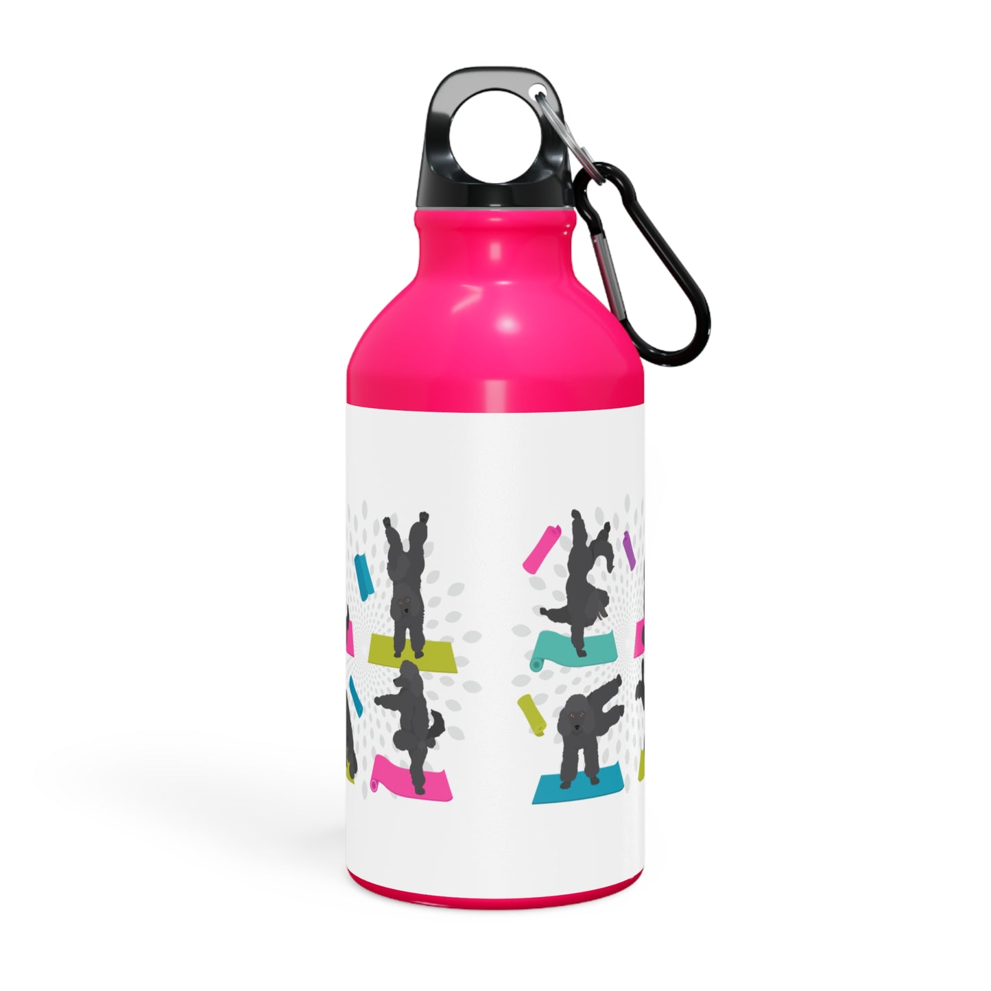 Yoga Dogs Sport Bottle - Poodle