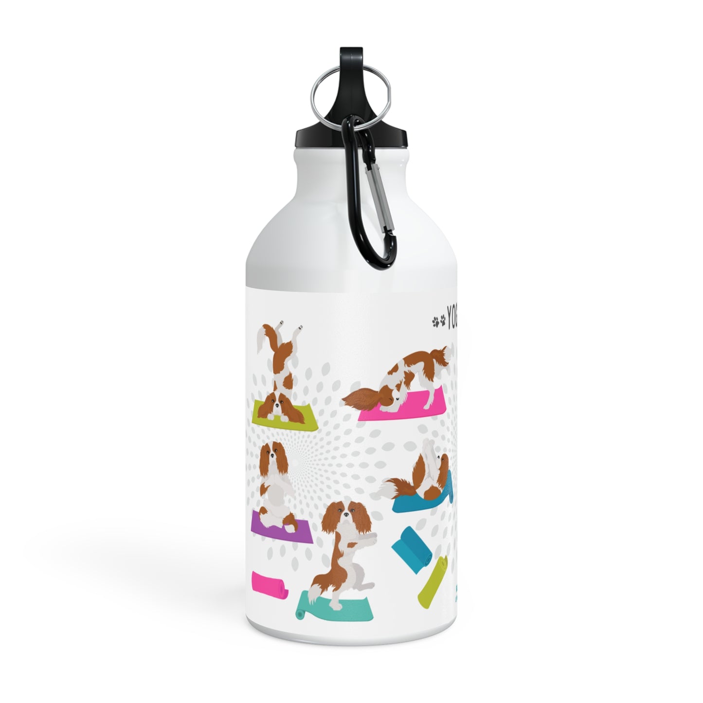 Yoga Dogs Sport Bottle - Cavalier King Charles