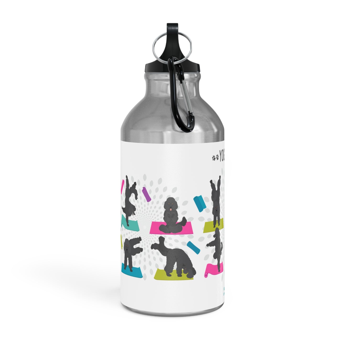 Yoga Dogs Sport Bottle - Poodle