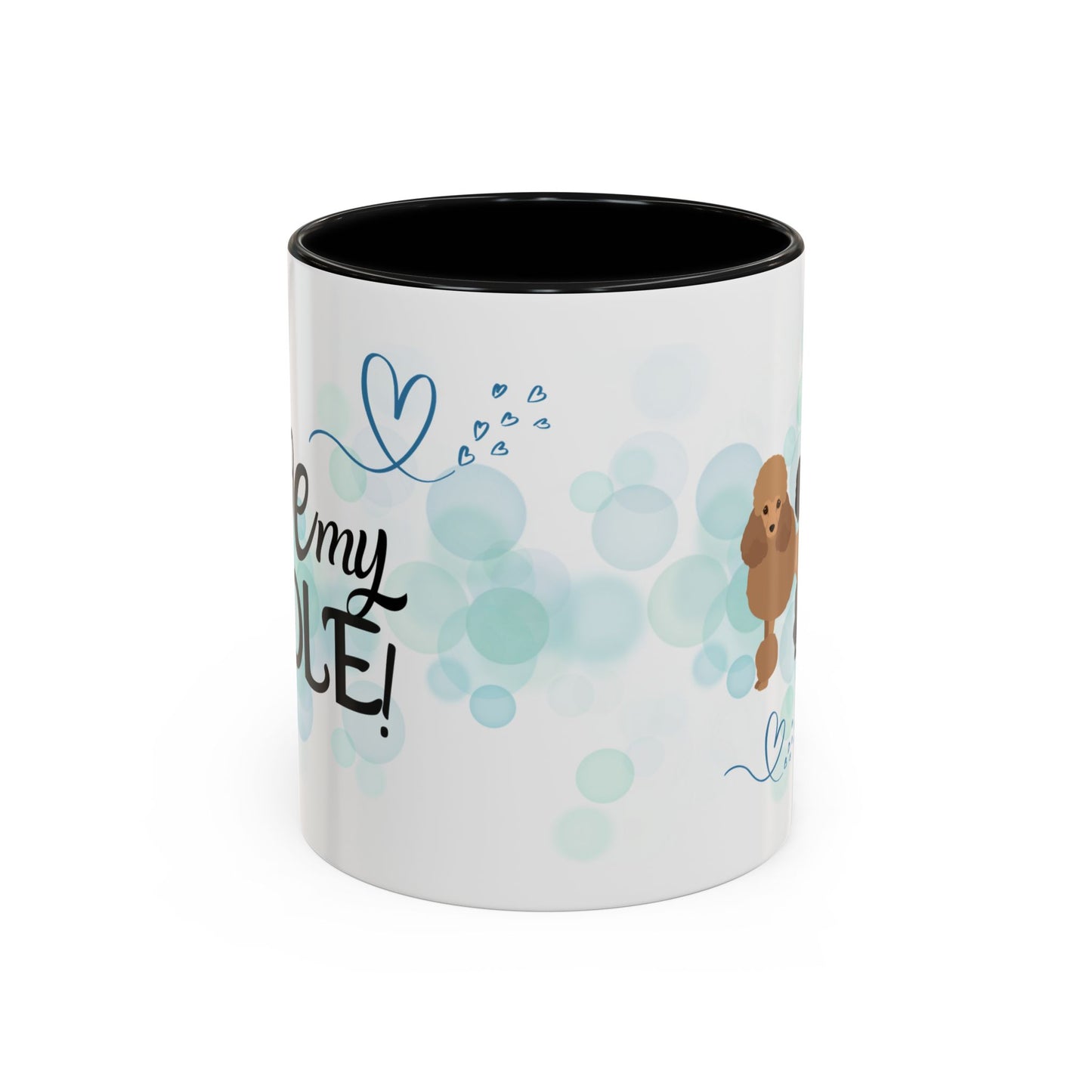 “I Love My Dog” Mug - Poodle