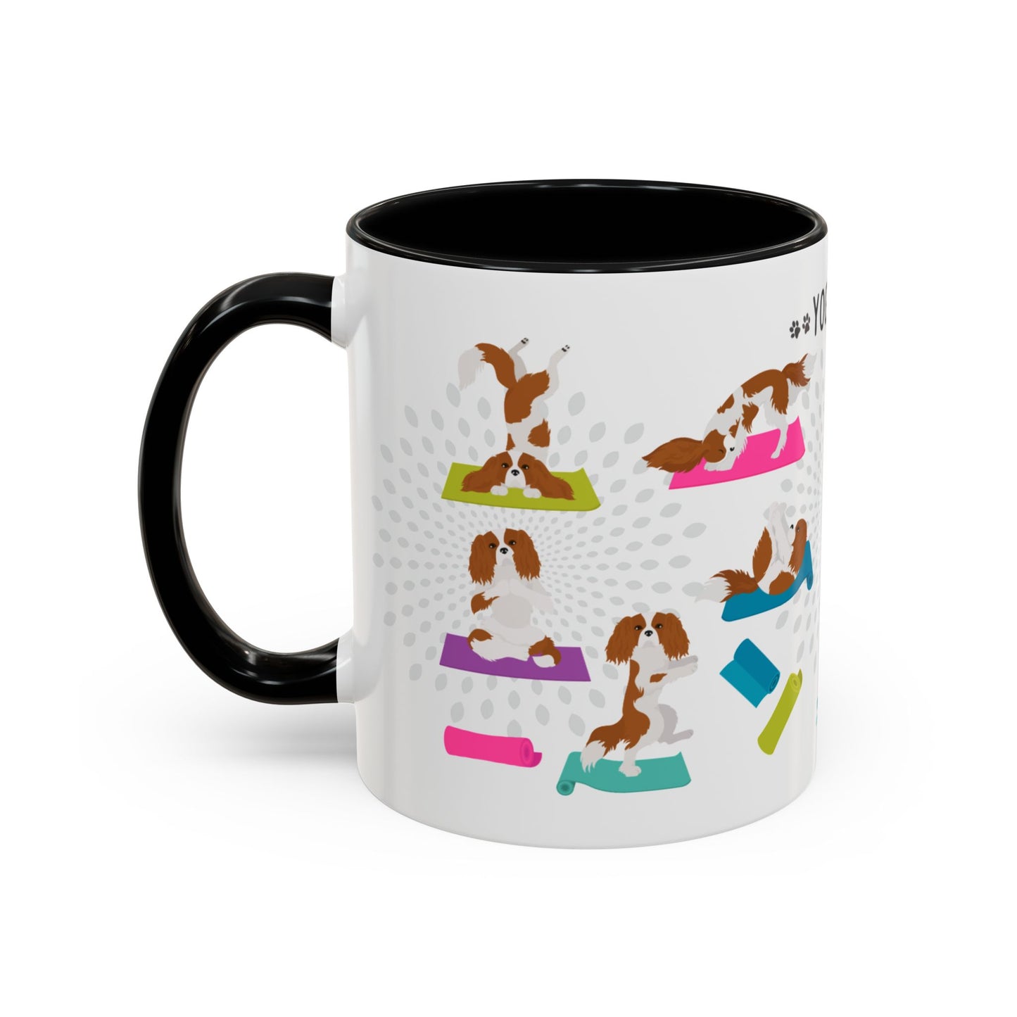 Yoga Dogs Coffee Mug - Meet the Cavalier King Charles
