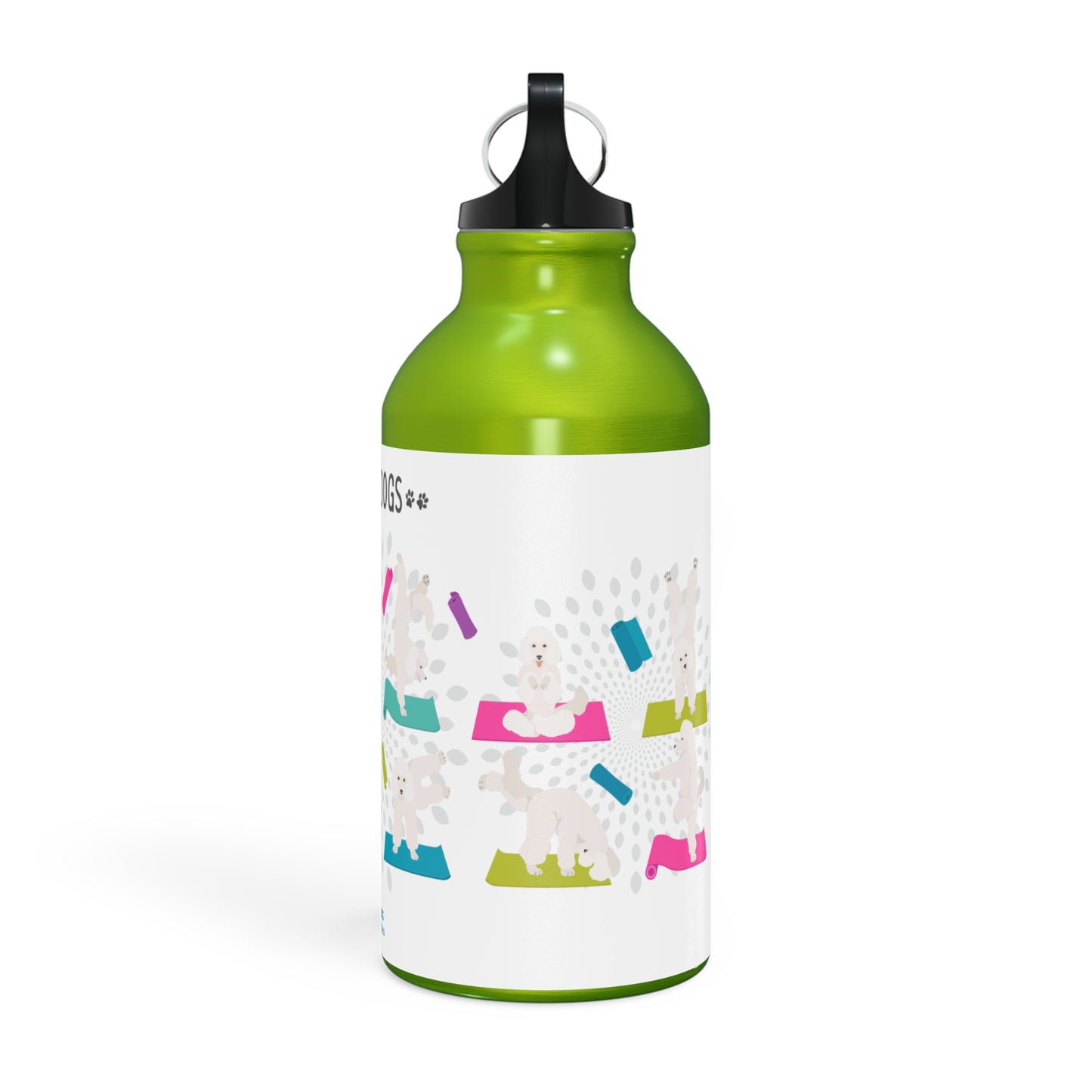 Yoga Dogs Sport Bottle - Poodle