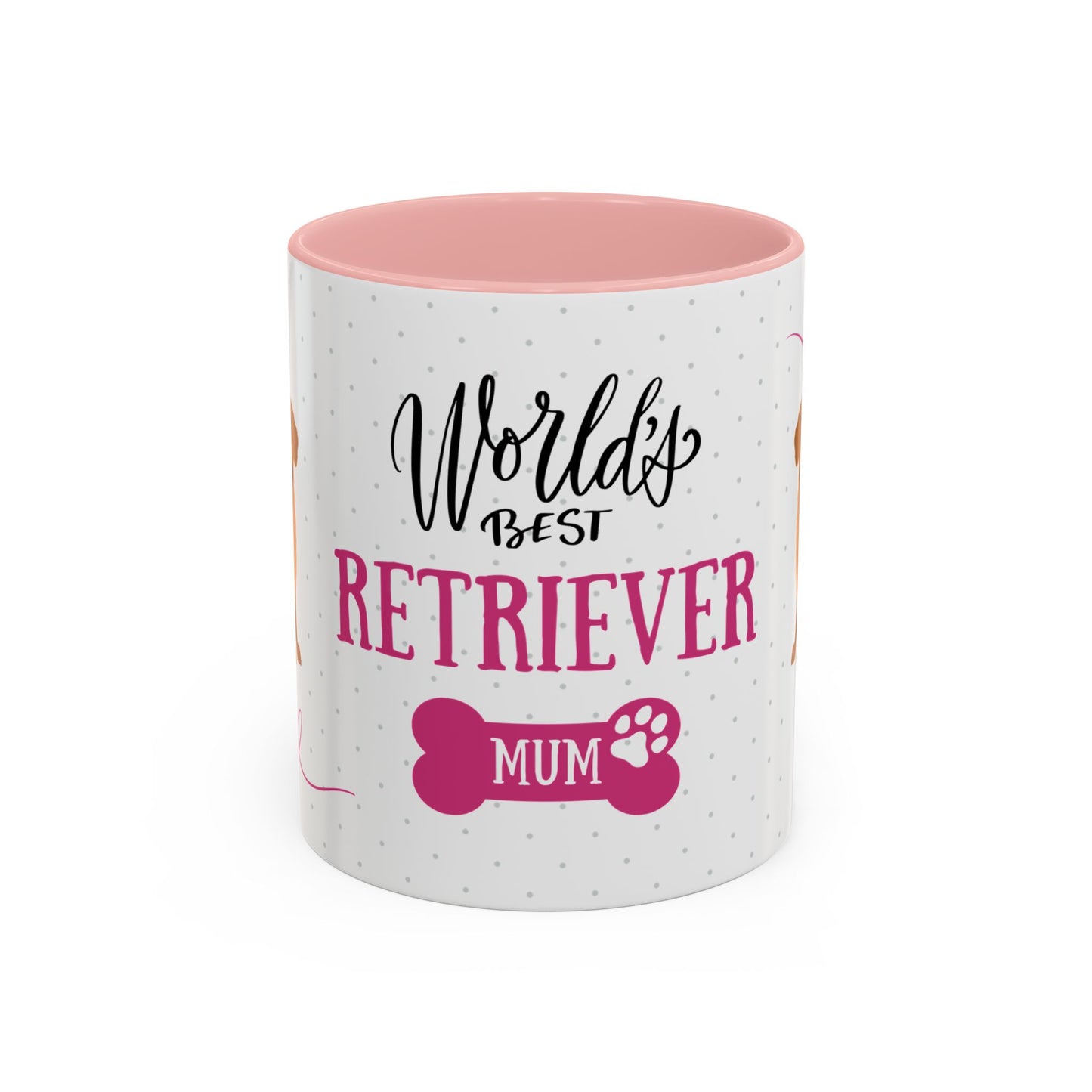 World's Best Retriever Mum Coffee Mug - Cute Dog Lover Gift