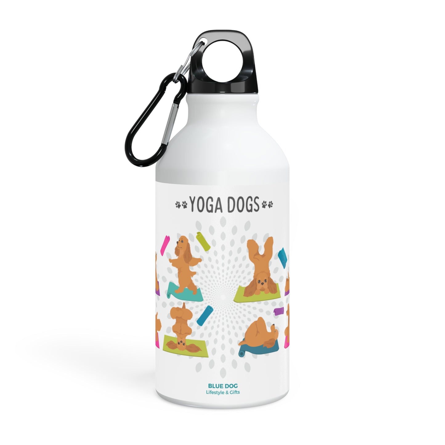 Yoga Dogs Sport Bottle - Cocker Spaniel