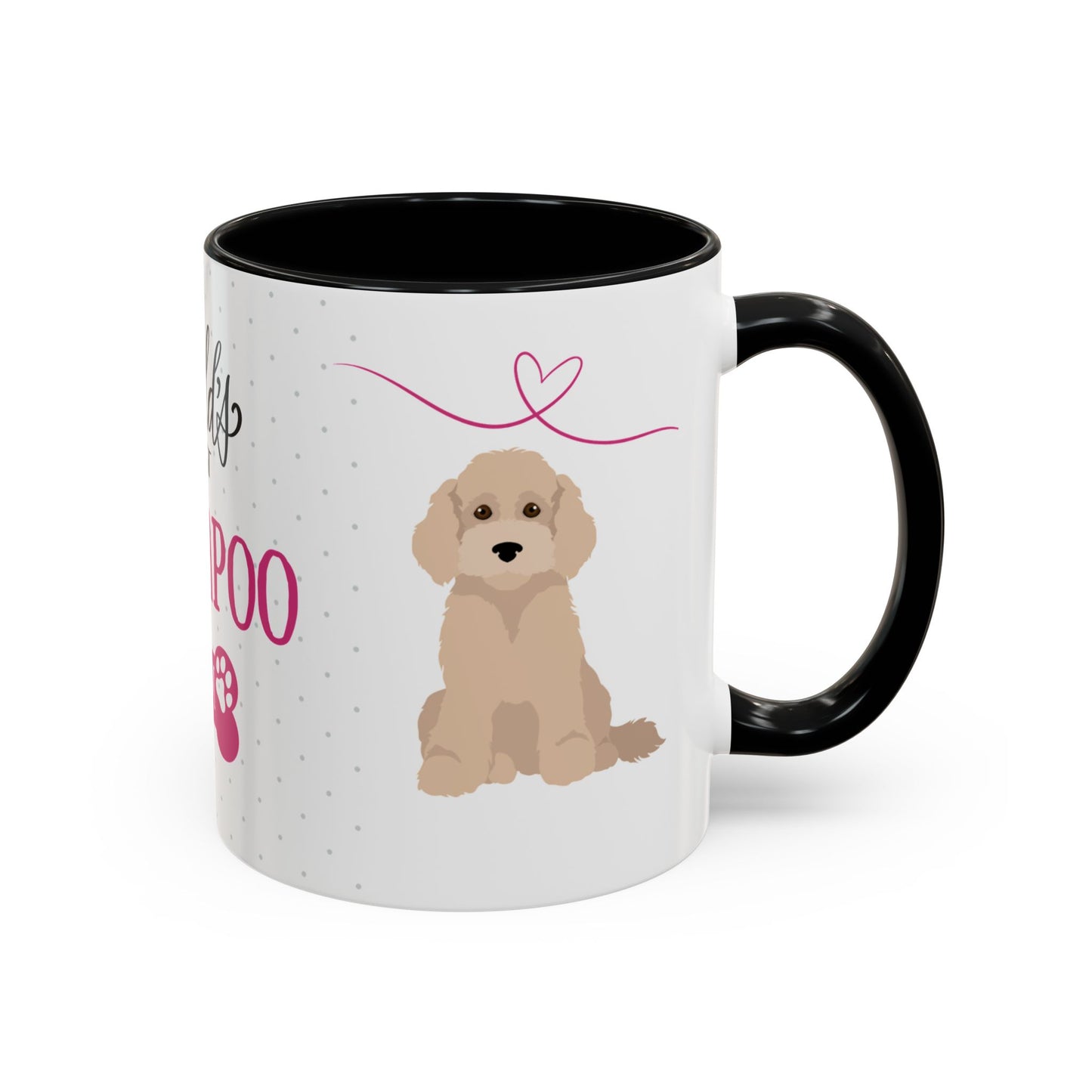 World's Best Golden Cockapoo Mum Coffee Mug - Cute Dog Lover Gift