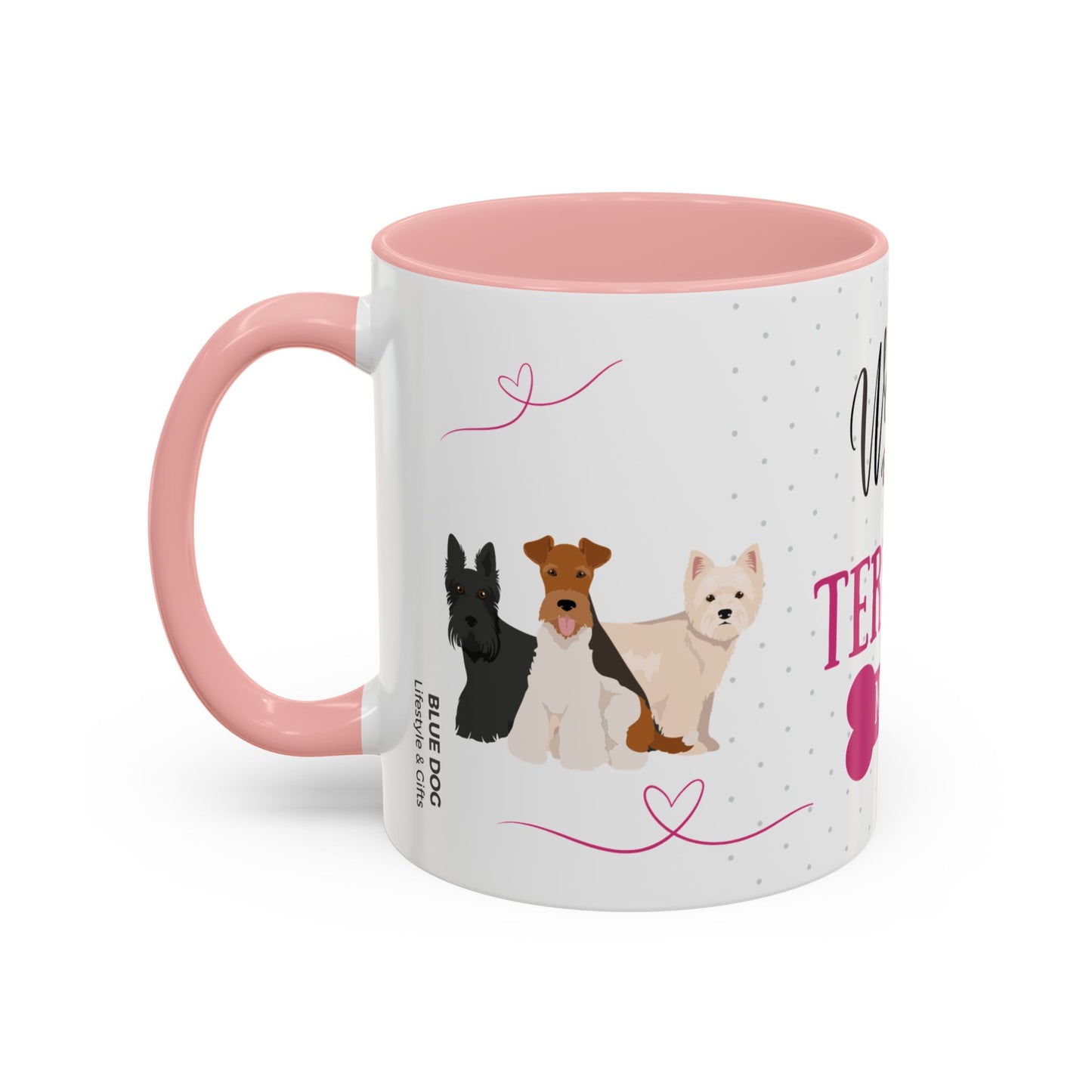 World's Best Terrier Mum Coffee Mug - Cute Dog Lover Gift