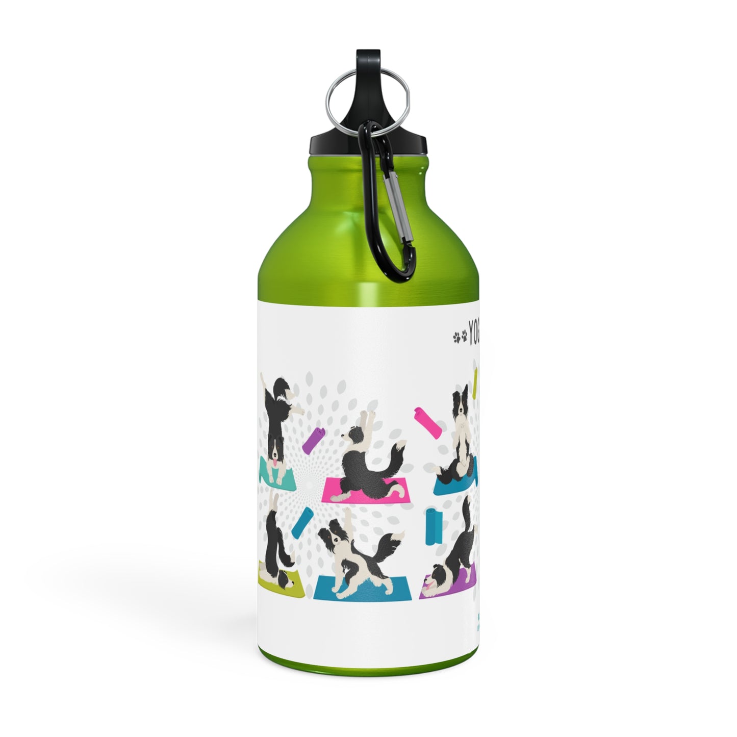 Yoga Dogs Sport Bottle - Border Collie