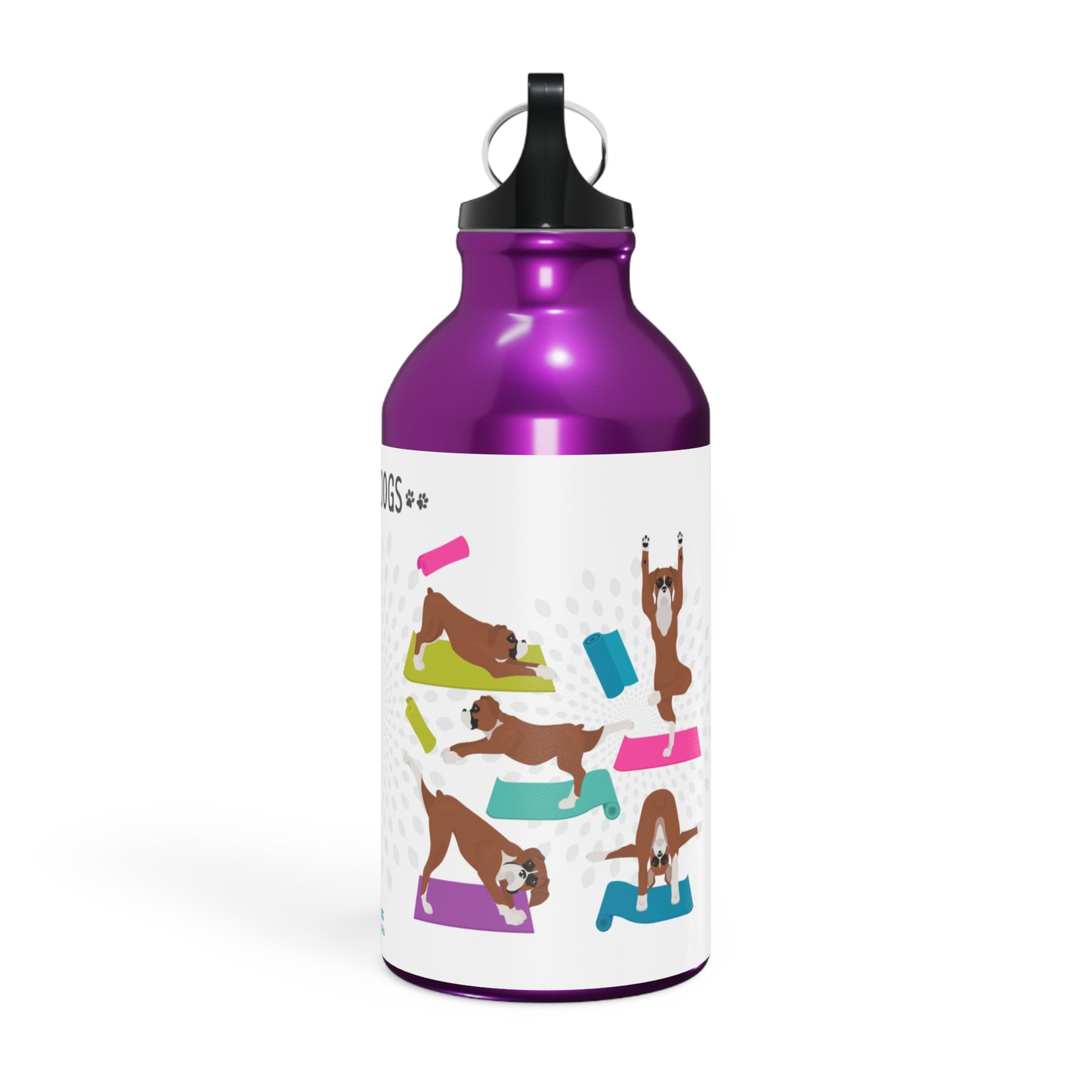 Yoga Dogs Sport Bottle - Boxer Dog