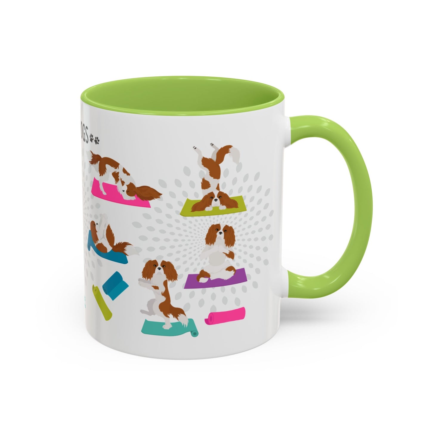 Yoga Dogs Coffee Mug - Meet the Cavalier King Charles