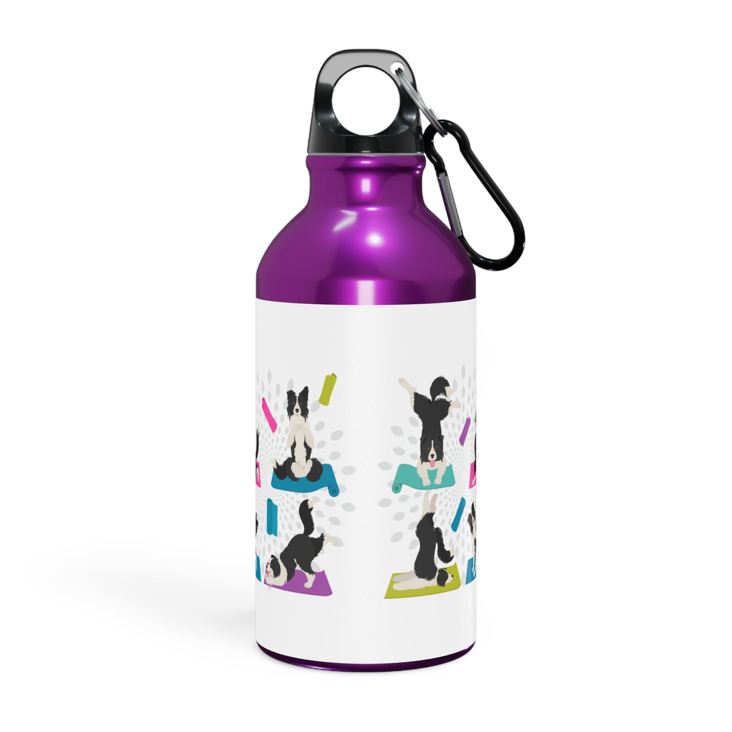 Yoga Dogs Sport Bottle - Border Collie