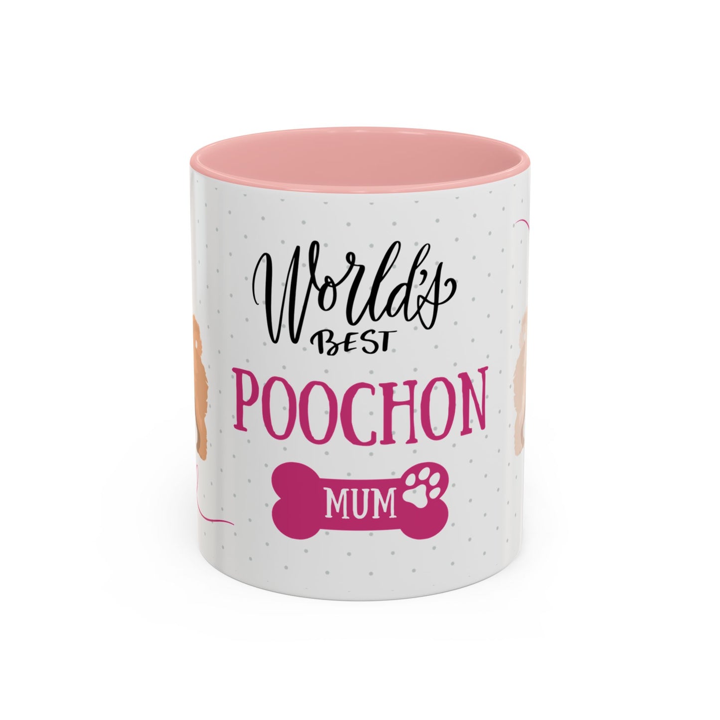 World's Best Poochon Mum Coffee Mug - Cute Dog Lover Gift