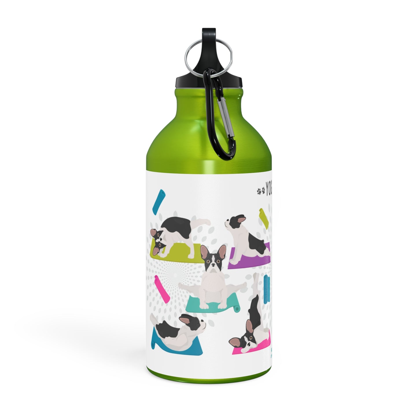 Yoga Dogs Sport Bottle - French Bulldog