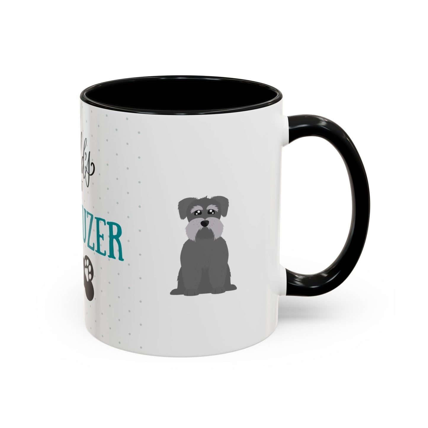 World's Best Schnauzer Dad Coffee Mug - Cute Dog Lover Gift