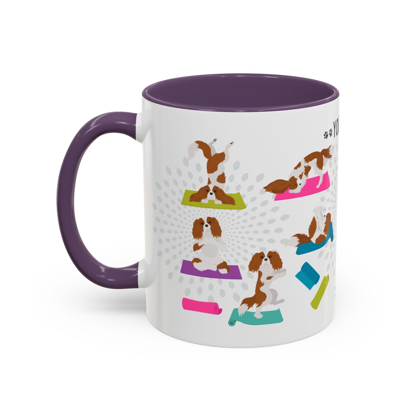 Yoga Dogs Coffee Mug - Meet the Cavalier King Charles