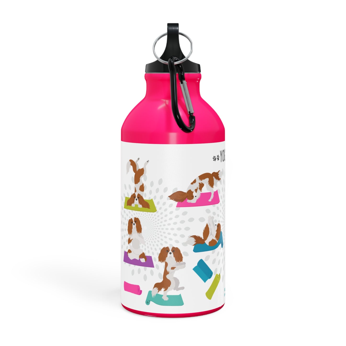 Yoga Dogs Sport Bottle - Cavalier King Charles