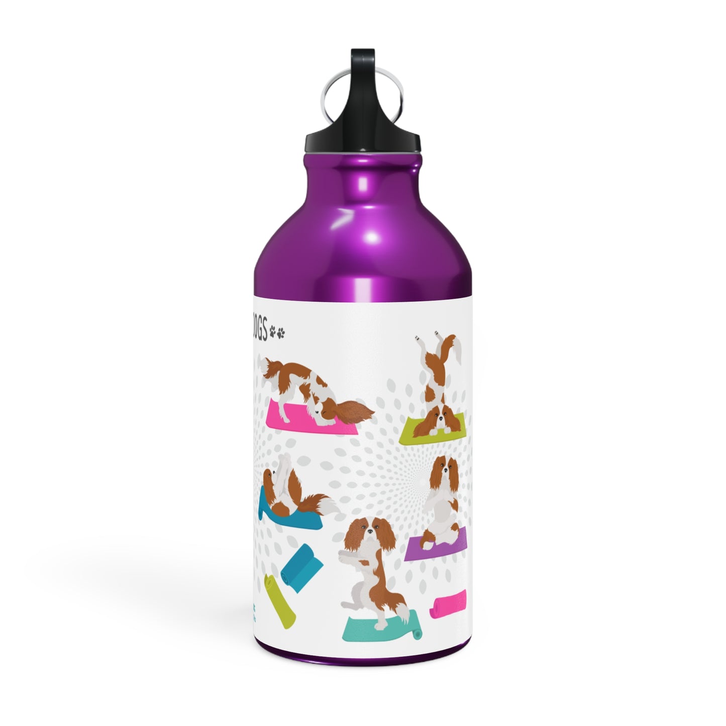 Yoga Dogs Sport Bottle - Cavalier King Charles