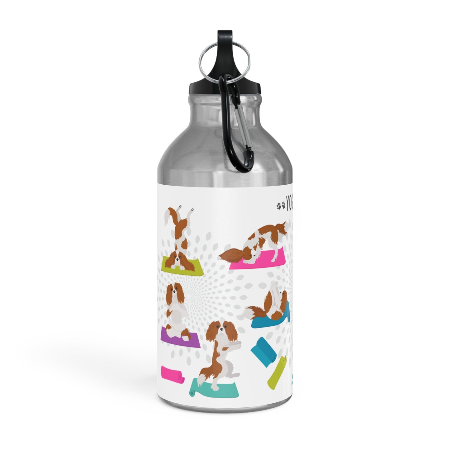 Yoga Dogs Sport Bottle - Cavalier King Charles