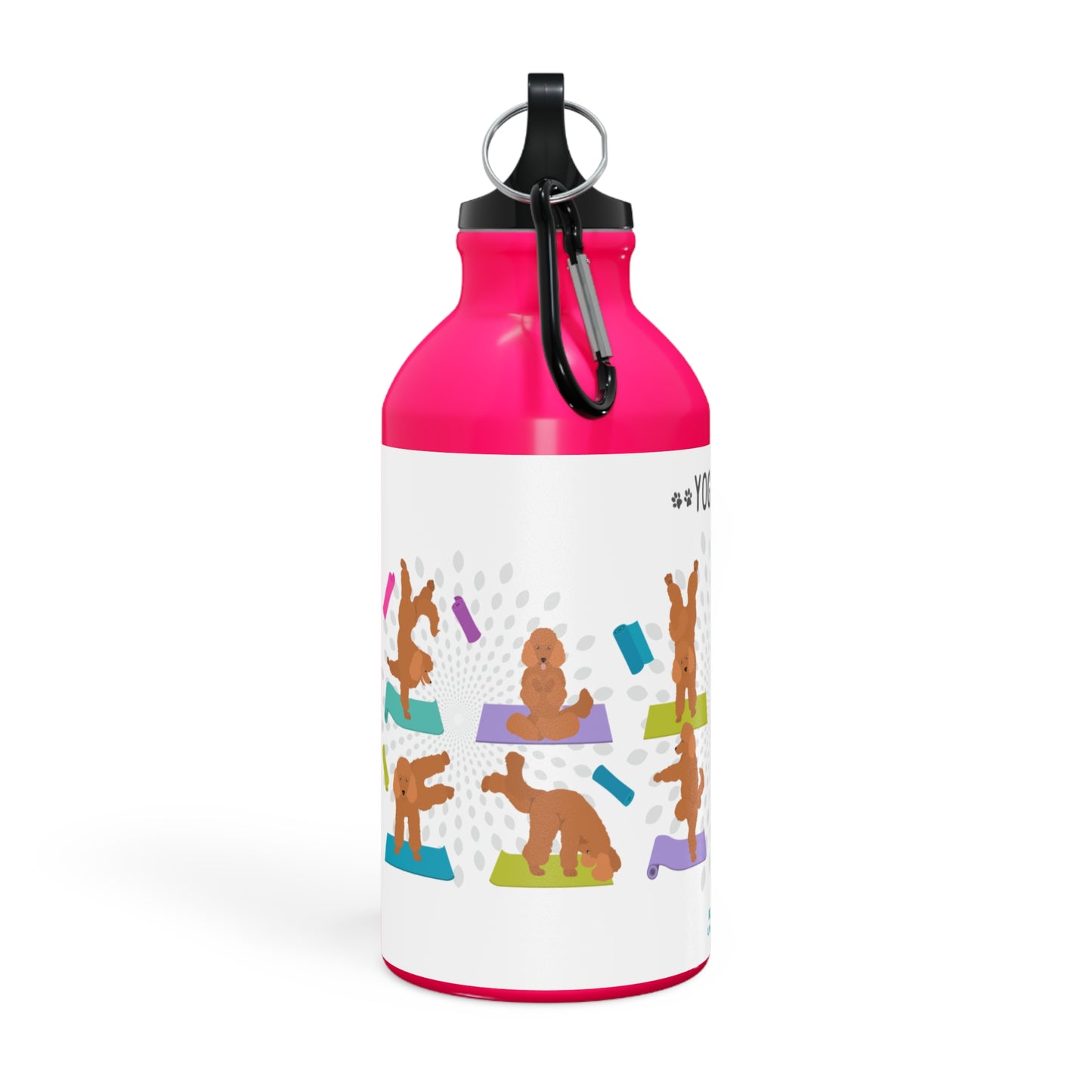 Yoga Dogs Sport Bottle - Poodle