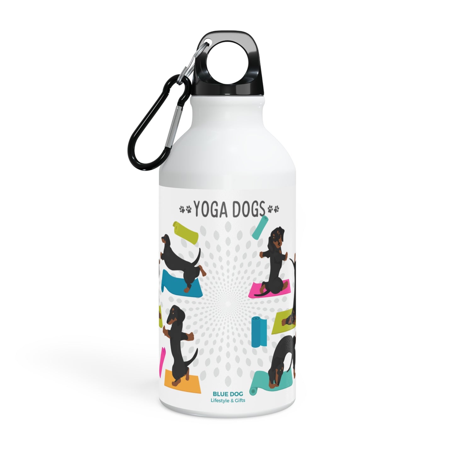 Yoga Dogs Sport Bottle - Daschund
