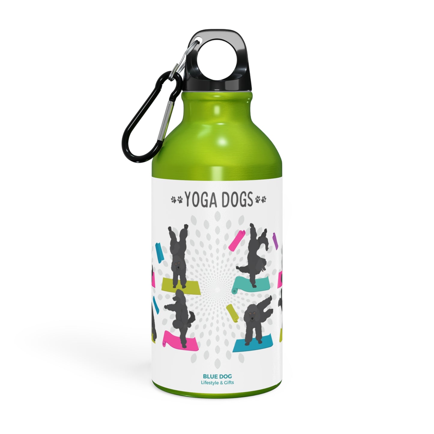 Yoga Dogs Sport Bottle - Poodle