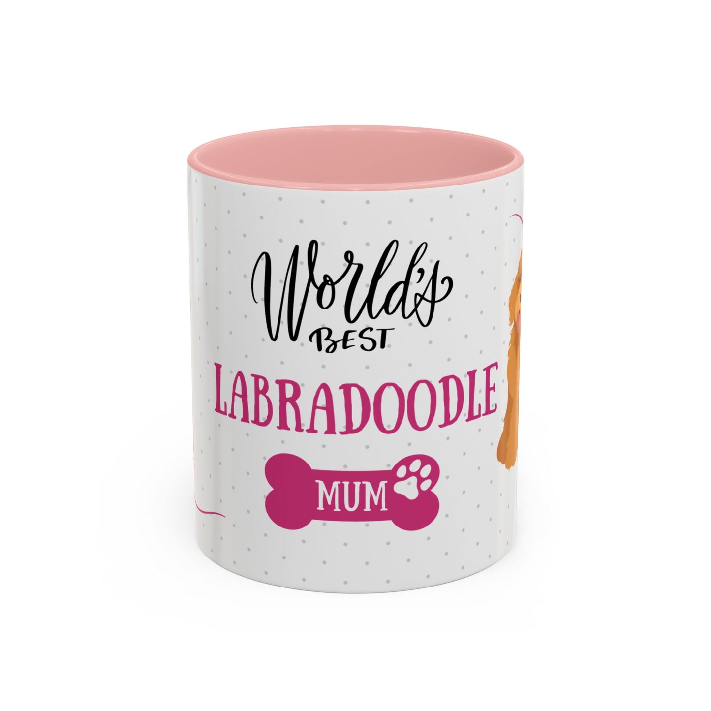 World's Best Labradoodle Mum Coffee Mug - Cute Dog Lover Gift