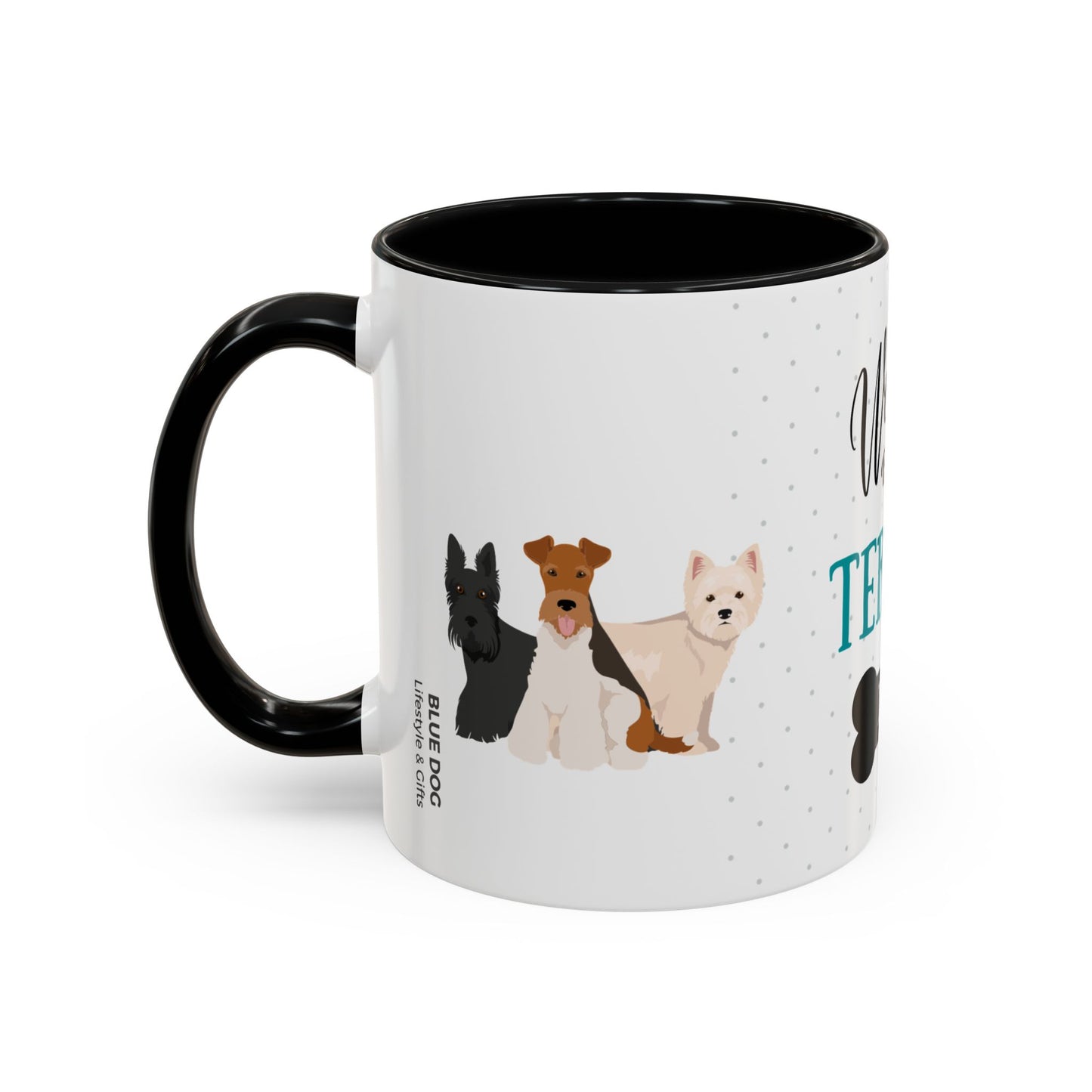 World's Best Terrier Dad Coffee Mug - Cute Dog Lover Gift