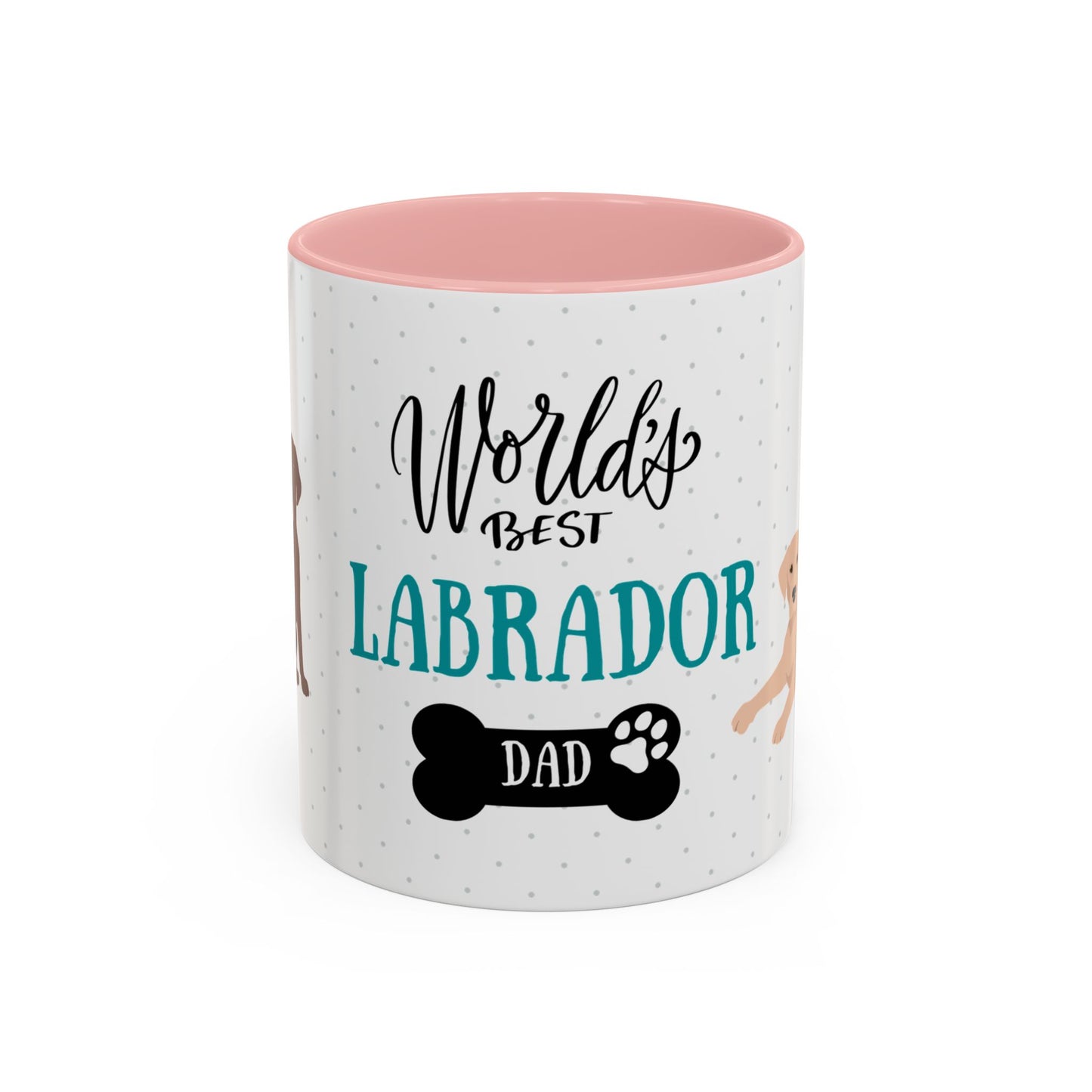 World's Best Labrador Dad Coffee Mug - Cute Dog Lover Gift