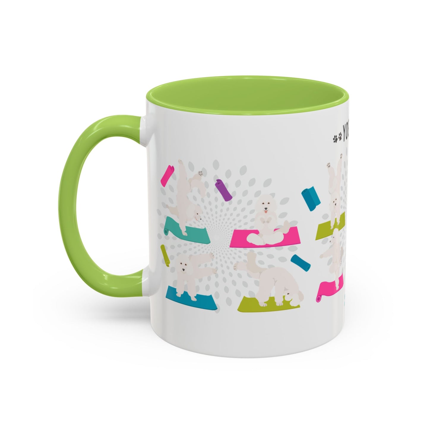 Yoga Dogs Coffee Mug - Meet the Poodle