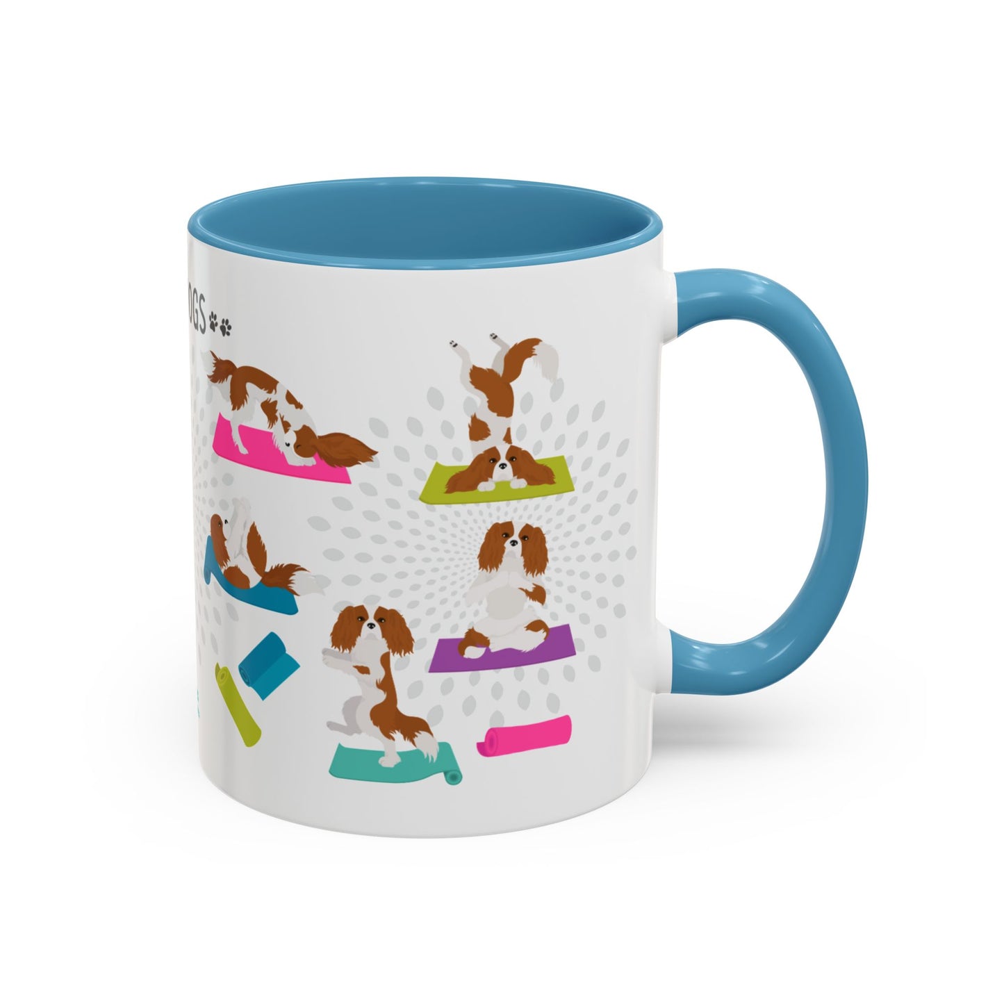 Yoga Dogs Coffee Mug - Meet the Cavalier King Charles