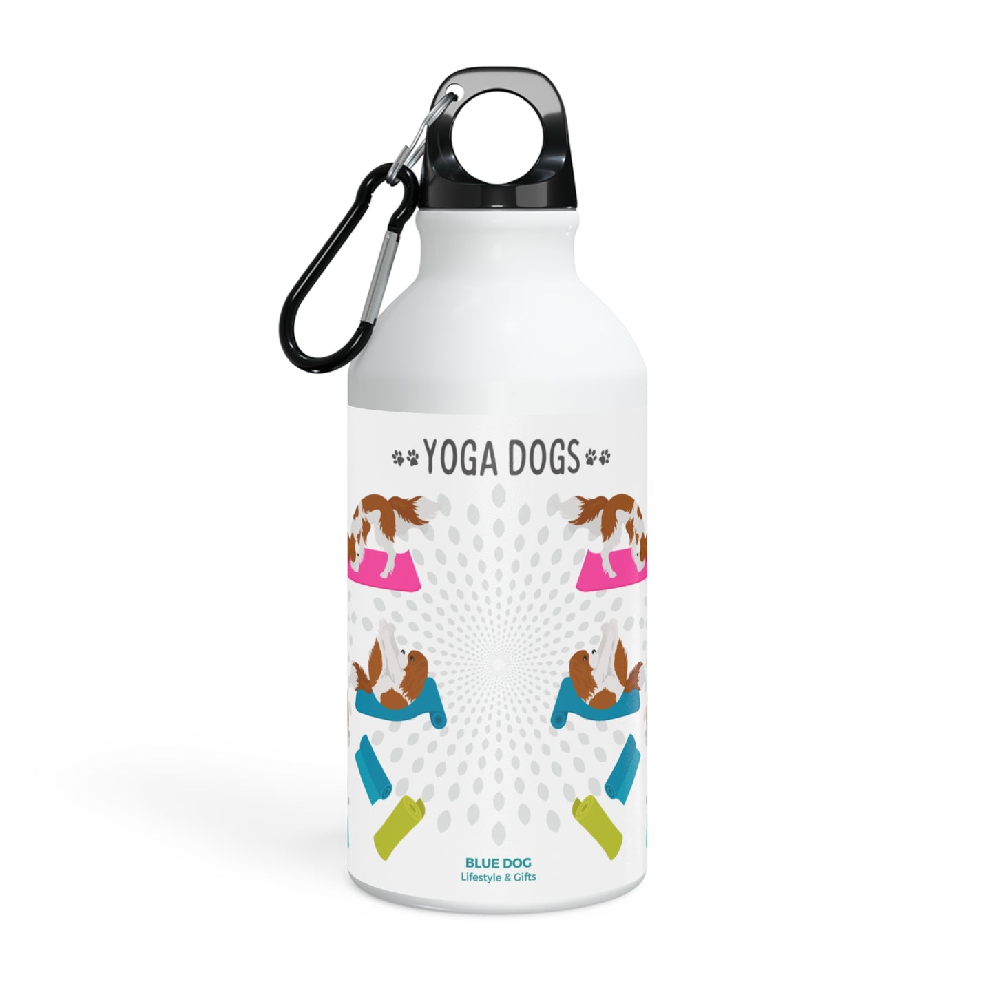 Yoga Dogs Sport Bottle - Cavalier King Charles
