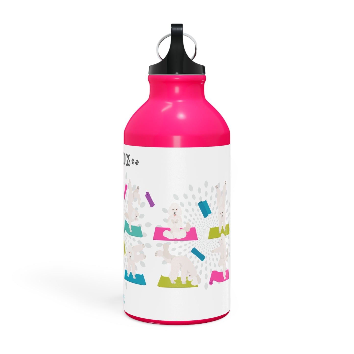 Yoga Dogs Sport Bottle - Poodle