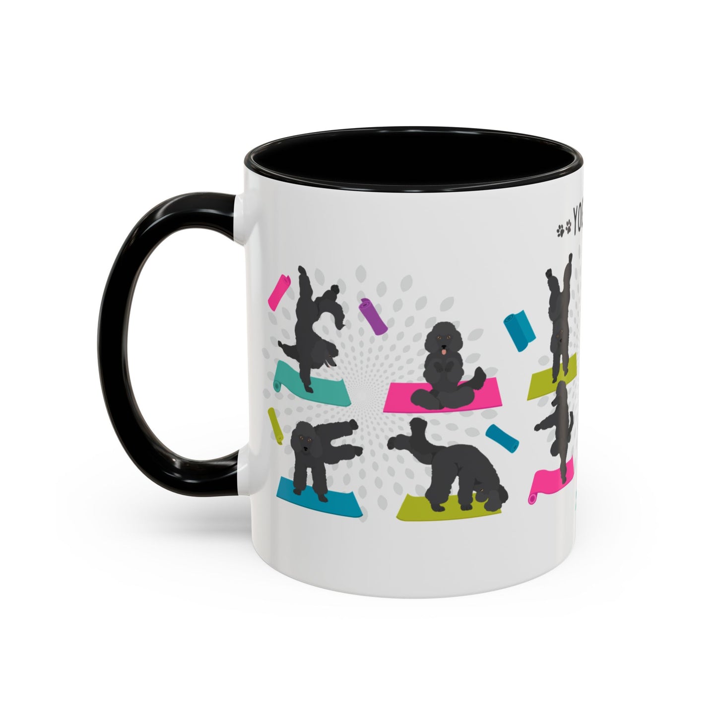Yoga Dogs Coffee Mug - Meet the Poodle