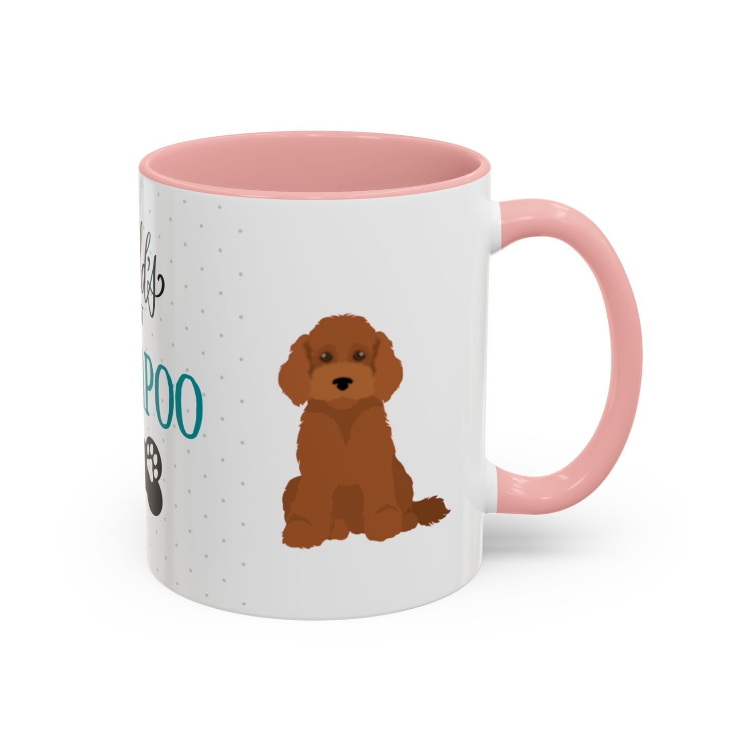 World's Best Red Cockapoo Dad Coffee Mug - Cute Dog Lover Gift