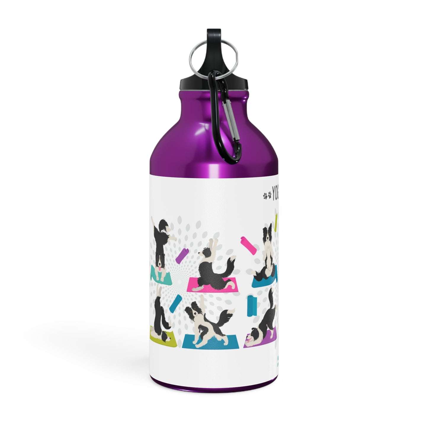 Yoga Dogs Sport Bottle - Border Collie