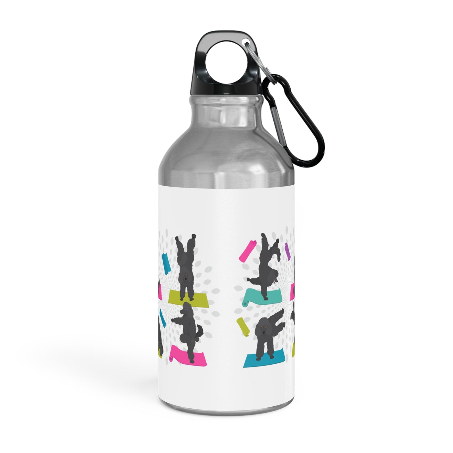 Yoga Dogs Sport Bottle - Poodle