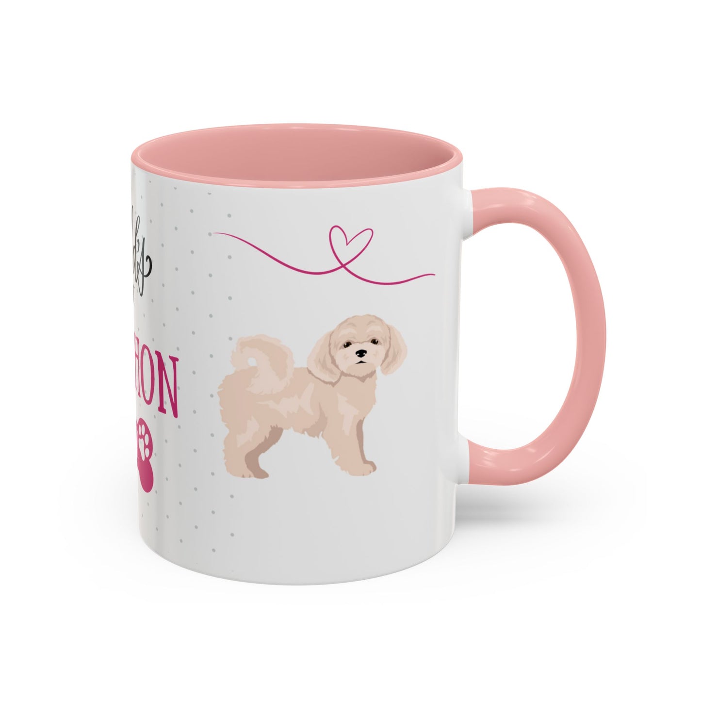 World's Best Poochon Mum Coffee Mug - Cute Dog Lover Gift