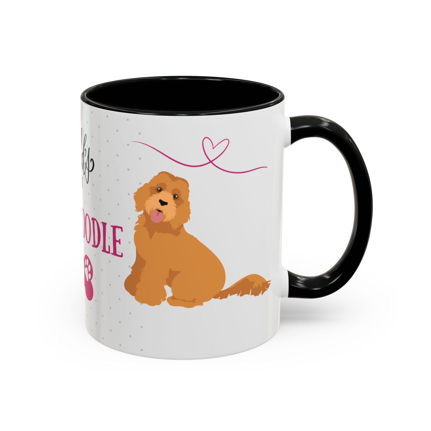 World's Best Labradoodle Mum Coffee Mug - Cute Dog Lover Gift