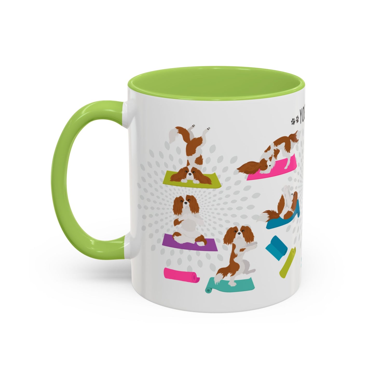 Yoga Dogs Coffee Mug - Meet the Cavalier King Charles
