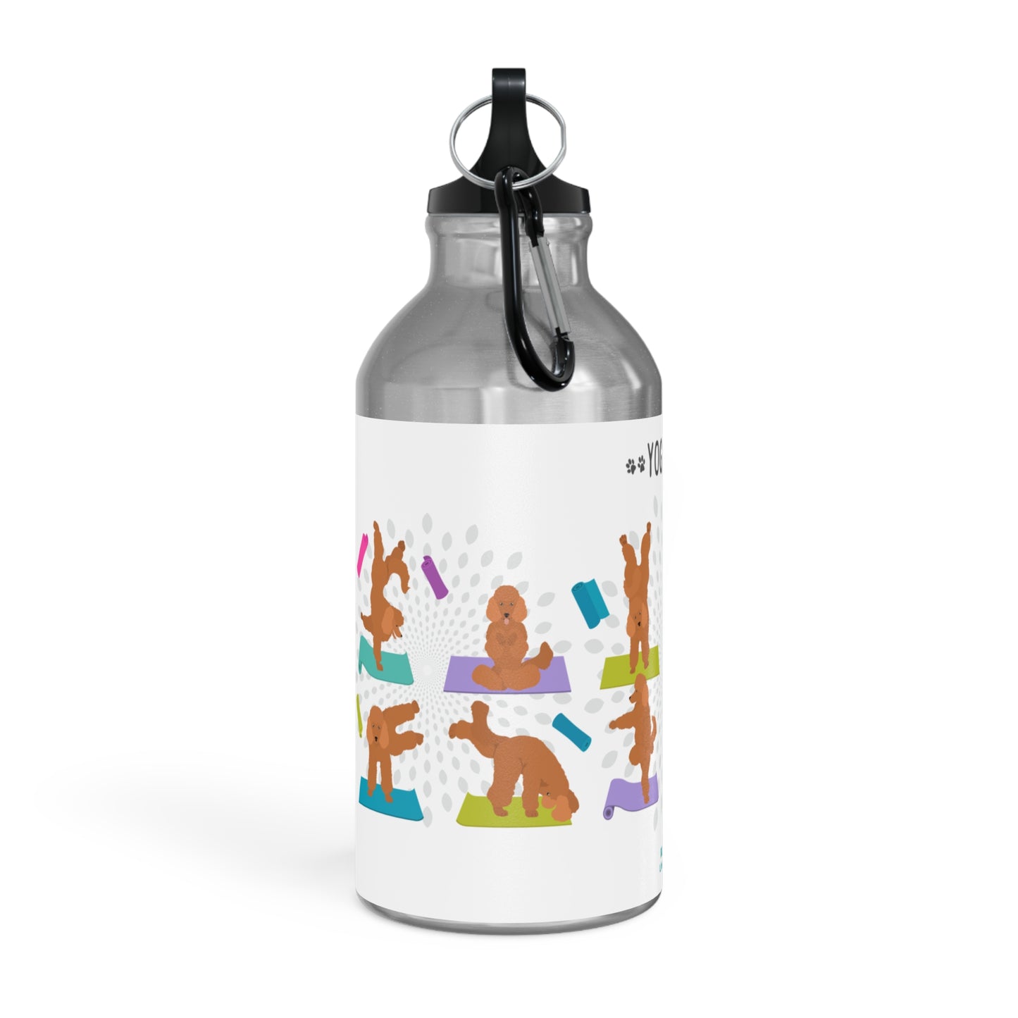 Yoga Dogs Sport Bottle - Poodle