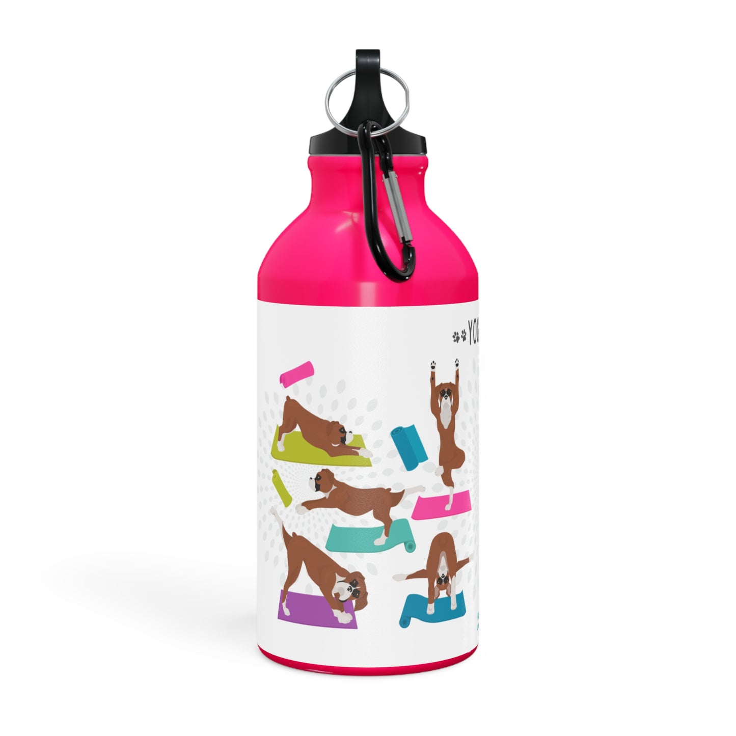 Yoga Dogs Sport Bottle - Boxer Dog