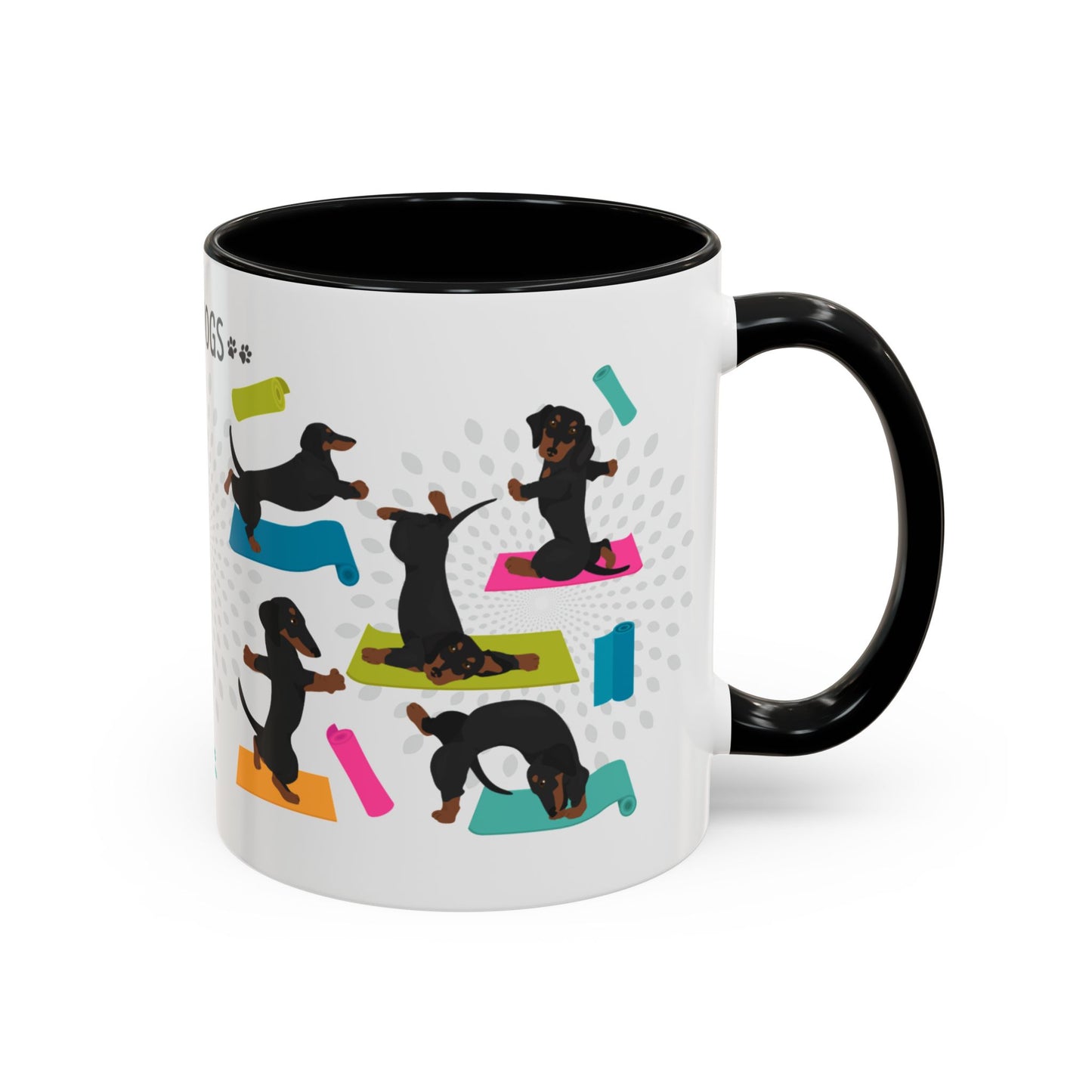 Yoga Dogs Coffee Mug - Meet the Daschund