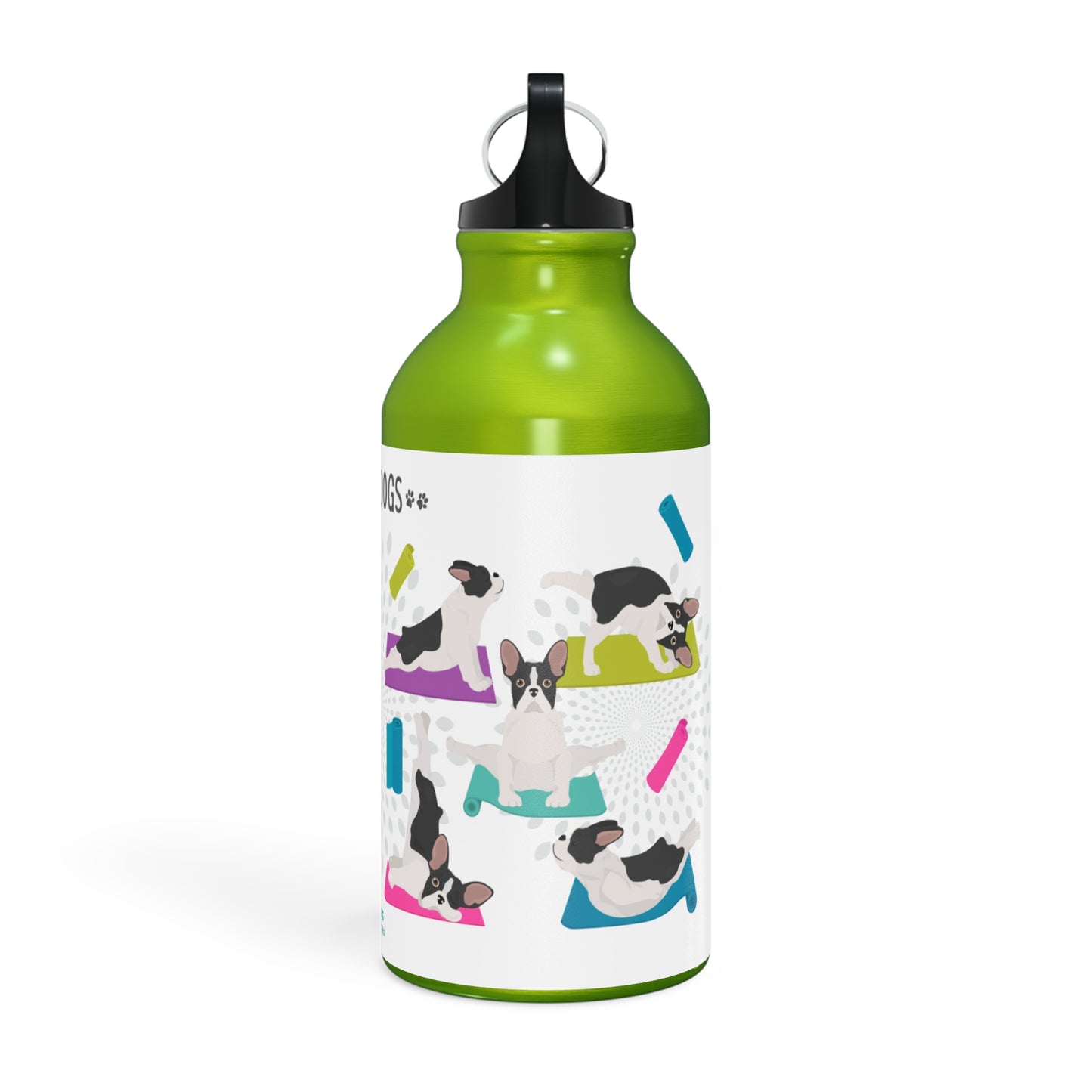 Yoga Dogs Sport Bottle - French Bulldog