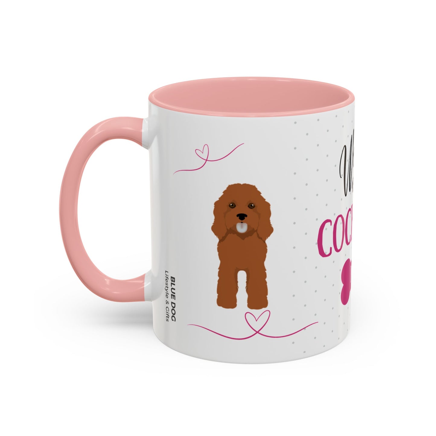 World's Best Red Cockapoo Mum Coffee Mug - Cute Dog Lover Gift