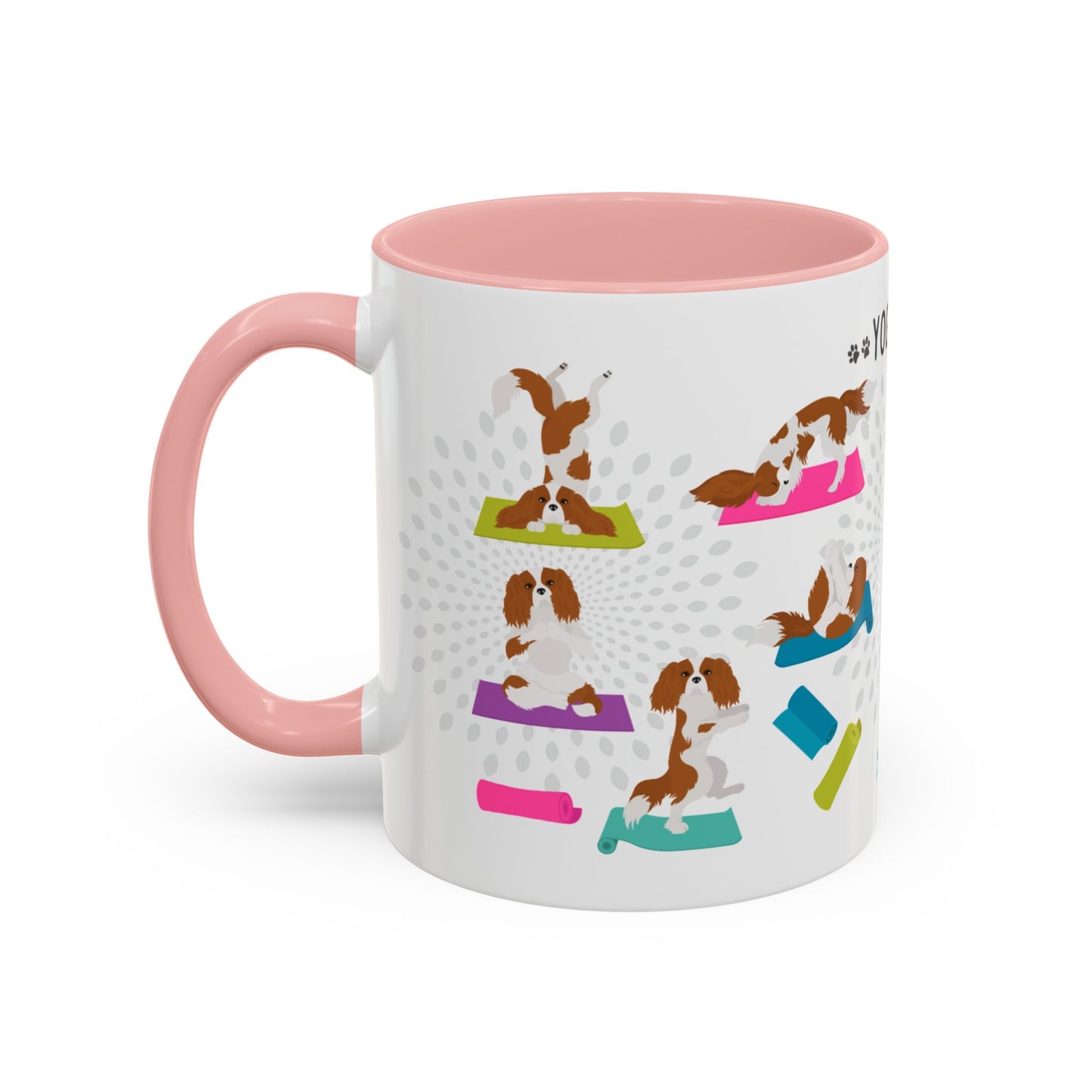 Yoga Dogs Coffee Mug - Meet the Cavalier King Charles