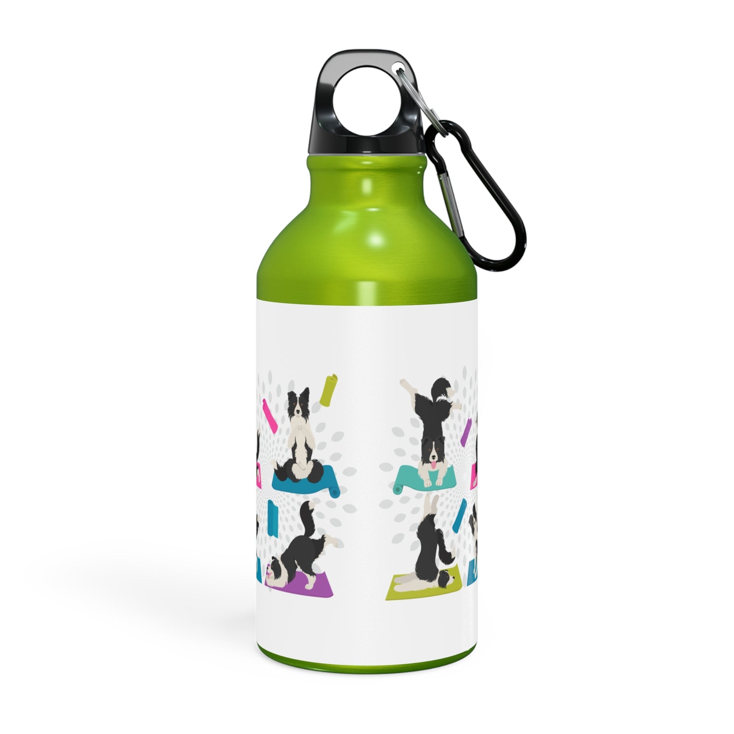 Yoga Dogs Sport Bottle - Border Collie