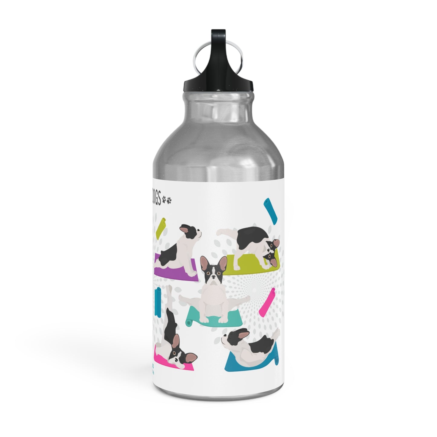 Yoga Dogs Sport Bottle - French Bulldog