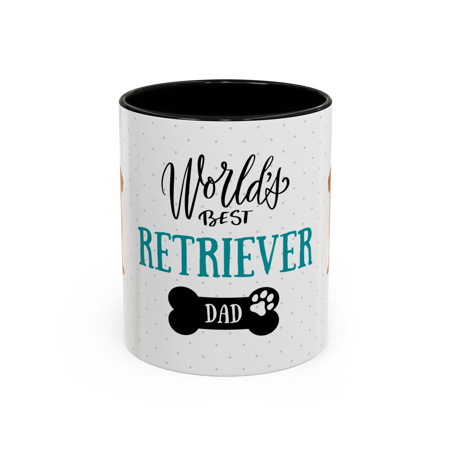 World's Best Retriever Dad Coffee Mug - Cute Dog Lover Gift